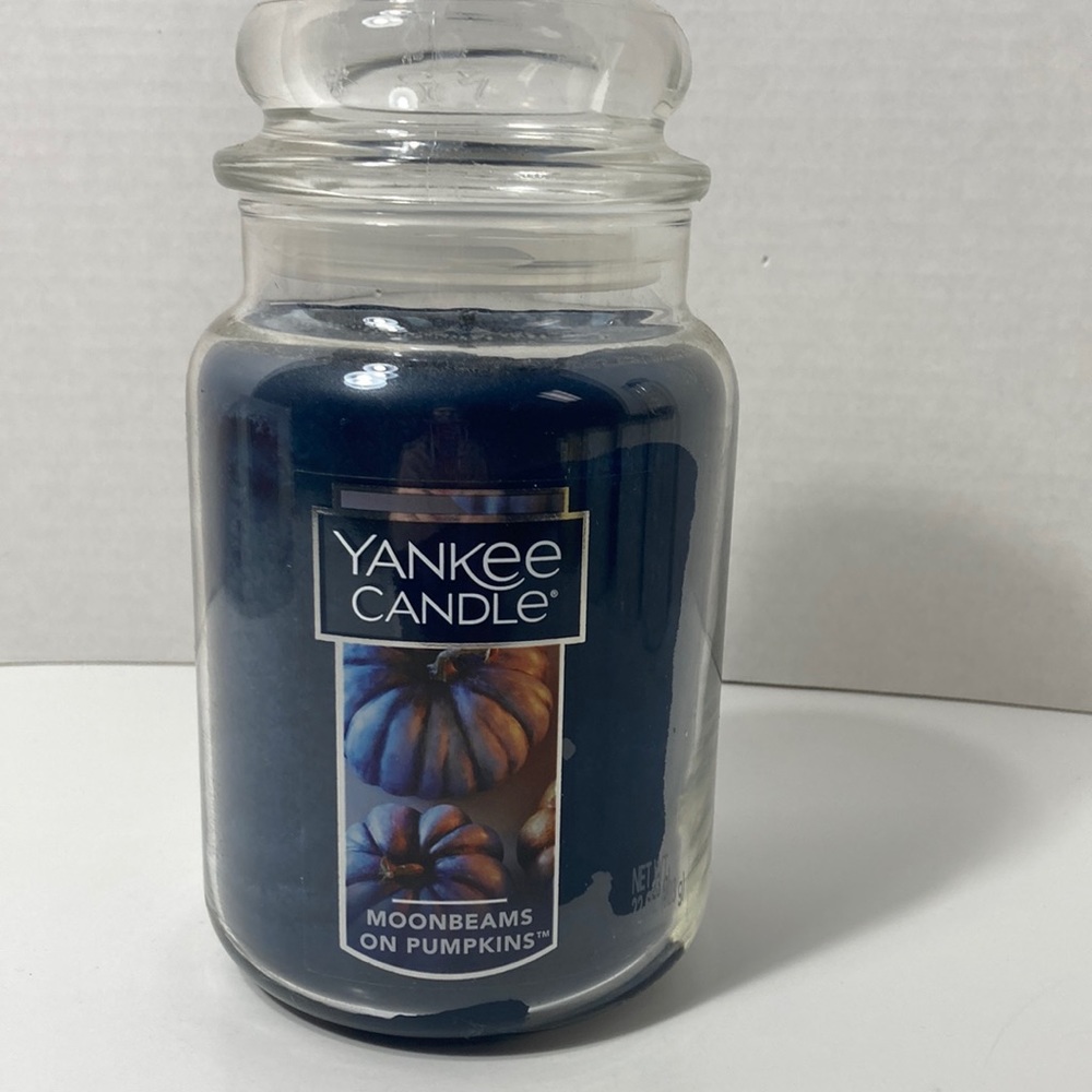 Yankee Candle Moonbeams On Pumpkins 22oz Jar Candle Discontinued Fragrance